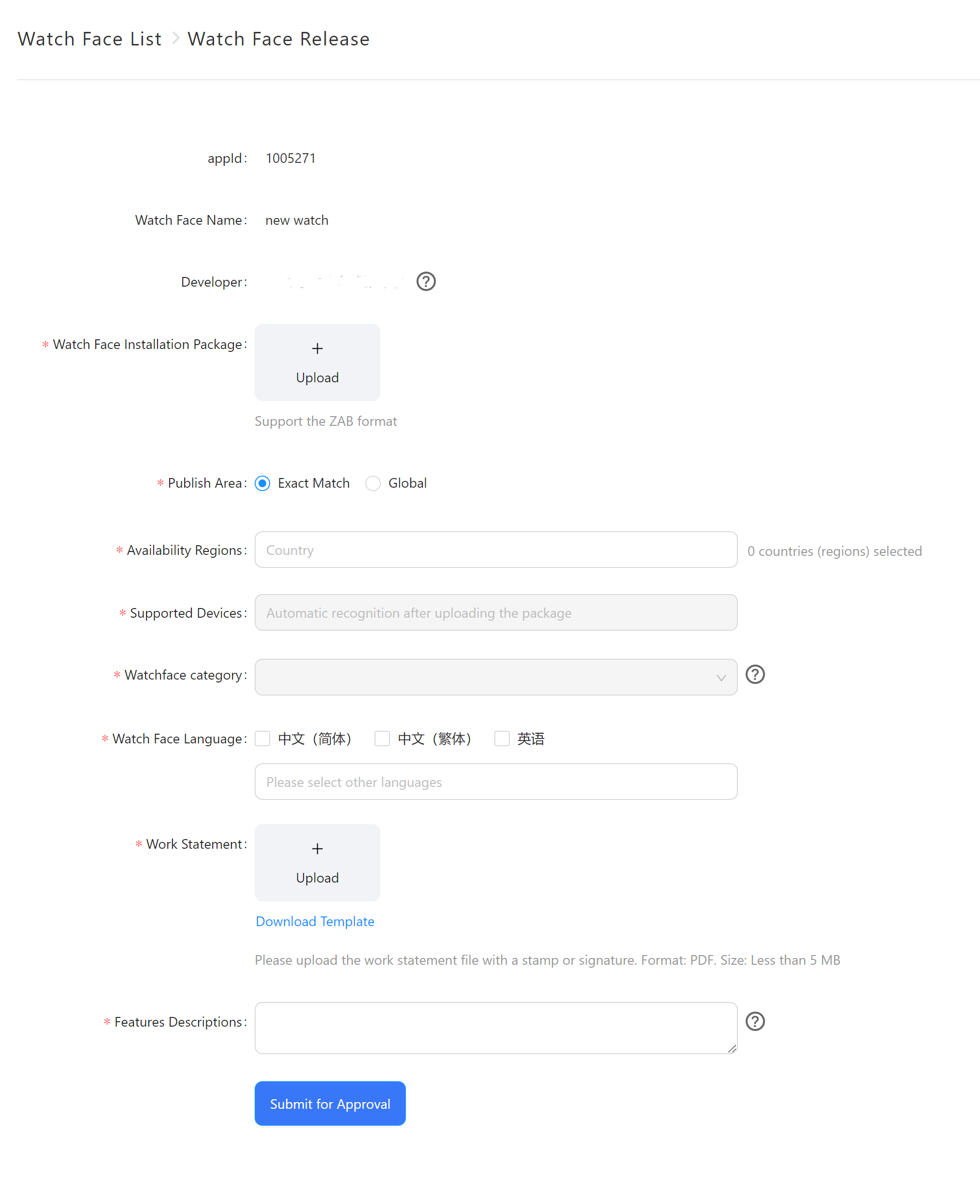 watchface_information
