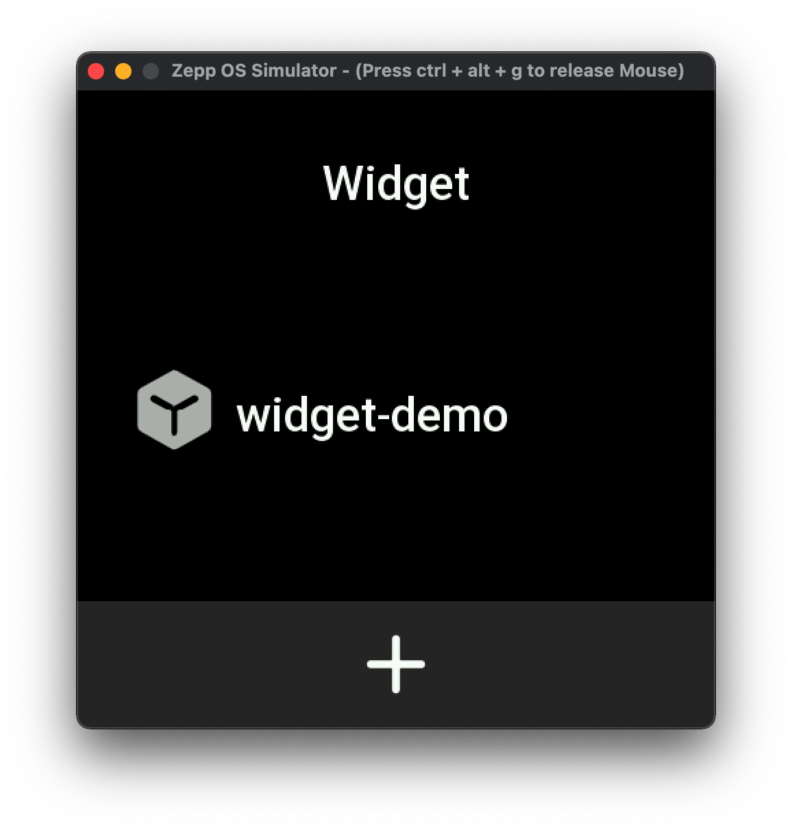 widget